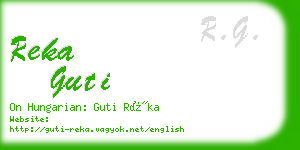 reka guti business card